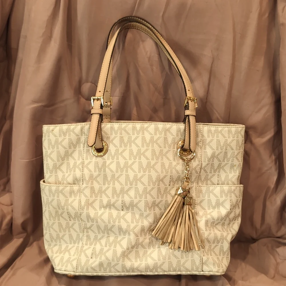 Michael Kors Large tote signature cream - Picture 2 of 4